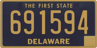 DE license plate 691594