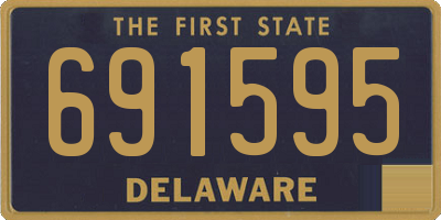 DE license plate 691595