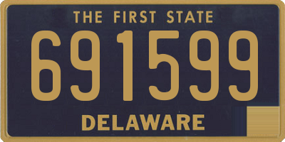 DE license plate 691599