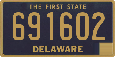 DE license plate 691602