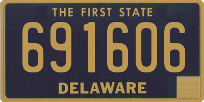 DE license plate 691606