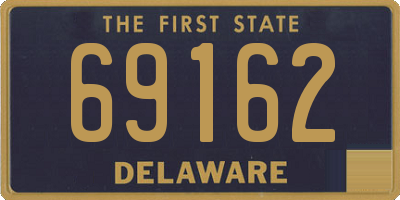 DE license plate 69162