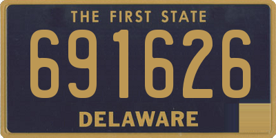 DE license plate 691626