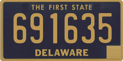 DE license plate 691635
