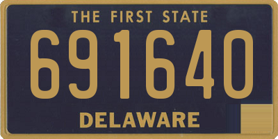 DE license plate 691640