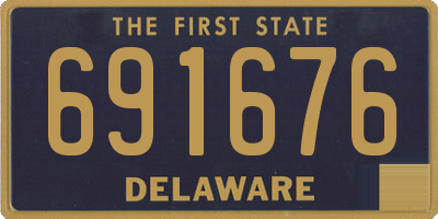 DE license plate 691676