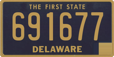 DE license plate 691677