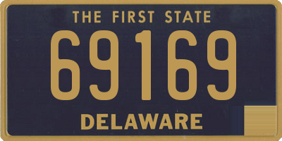 DE license plate 69169