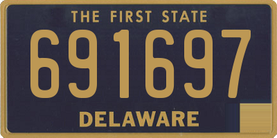 DE license plate 691697