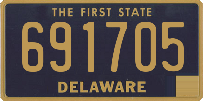 DE license plate 691705