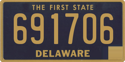 DE license plate 691706