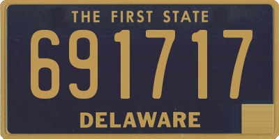 DE license plate 691717