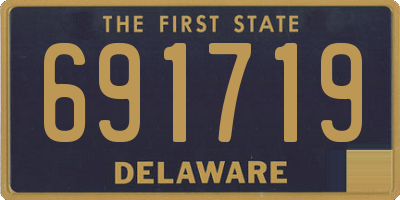 DE license plate 691719