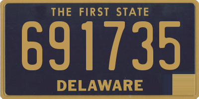 DE license plate 691735