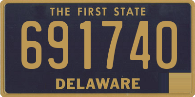 DE license plate 691740