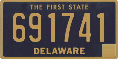 DE license plate 691741