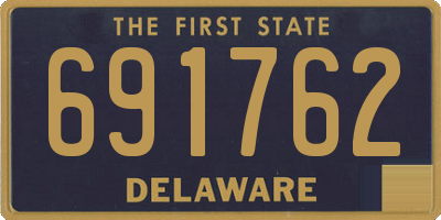 DE license plate 691762