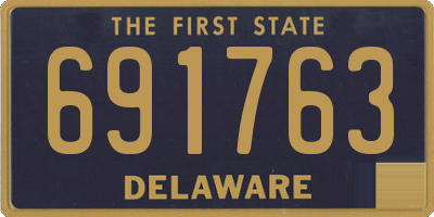 DE license plate 691763