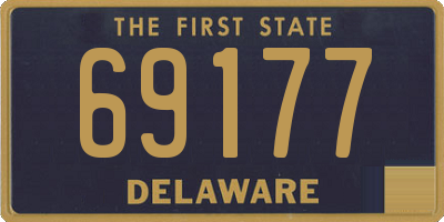 DE license plate 69177