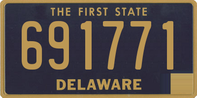 DE license plate 691771