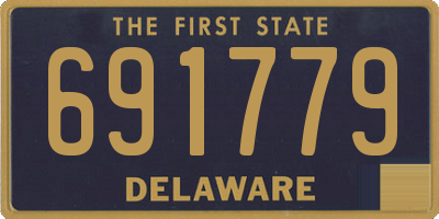 DE license plate 691779