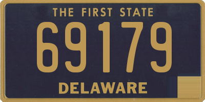 DE license plate 69179