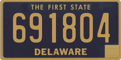 DE license plate 691804