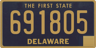 DE license plate 691805