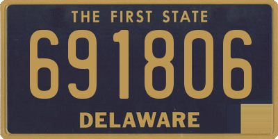 DE license plate 691806