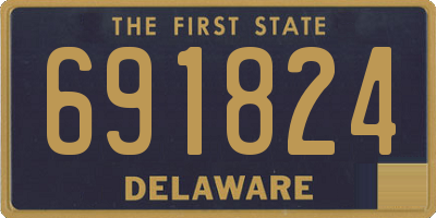 DE license plate 691824