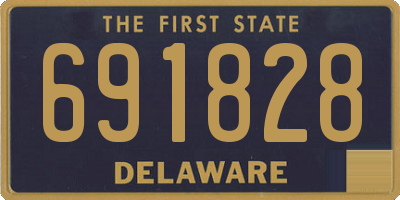DE license plate 691828