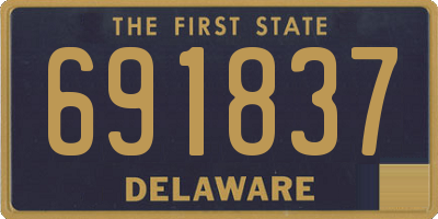 DE license plate 691837