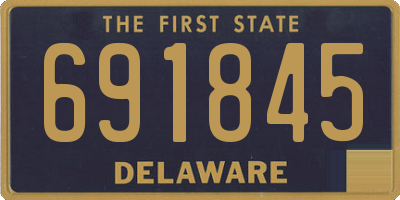 DE license plate 691845