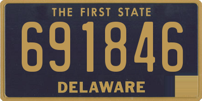 DE license plate 691846