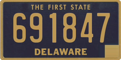 DE license plate 691847