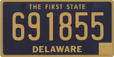 DE license plate 691855