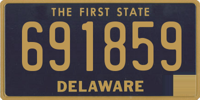 DE license plate 691859