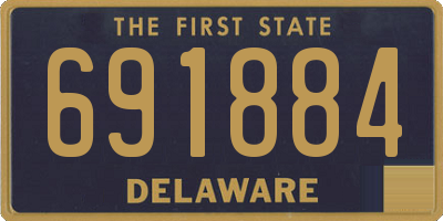 DE license plate 691884
