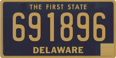 DE license plate 691896