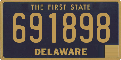 DE license plate 691898