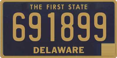 DE license plate 691899