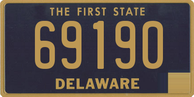 DE license plate 69190