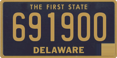 DE license plate 691900