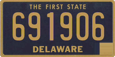 DE license plate 691906