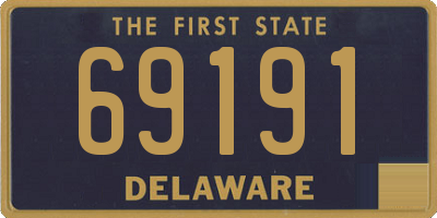 DE license plate 69191