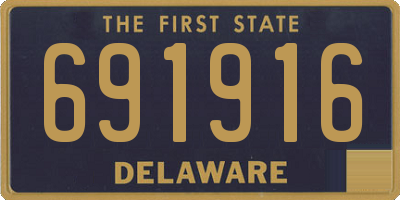DE license plate 691916