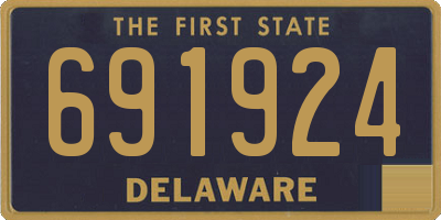 DE license plate 691924