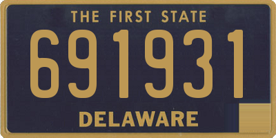 DE license plate 691931