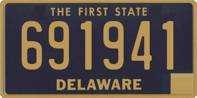 DE license plate 691941