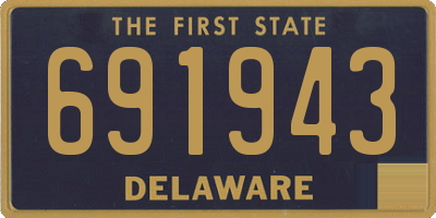 DE license plate 691943